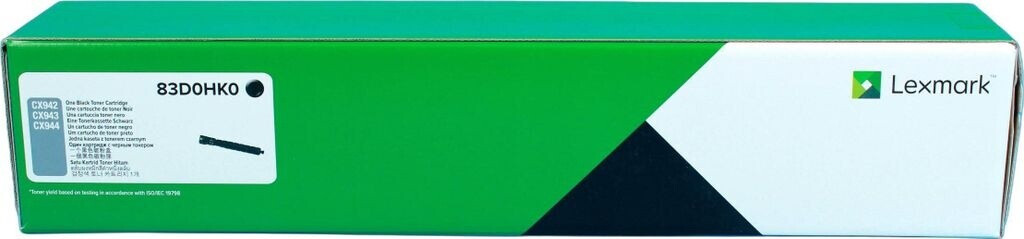 LEXMARK (ORIGINAL) - Lexmark 83D0HK0 Noir Toner de marque CX94X